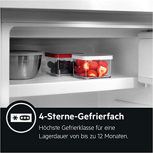AEG Kühlschrank RTB413E1AW Tisch-Kühlschrank mit 4-Sterne-Gefrierfach