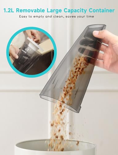 Aigostar Aspirapolvere Con Filo 4 In 1, 600W Aspirapolvere Scopa, Potente 15000Pa, Capacità 1,2L, Cavo 6M, Leggero E Super Efficiente Sistema - Stan - 3