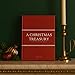 A Christmas Treasury: Facts, Myths & Blessings: A Large Christmas Coffee Table Book Red Hardcover Featuring Seasonal Facts, Stories & Traditions | Elegant Holiday Décor Accent for Home or Office