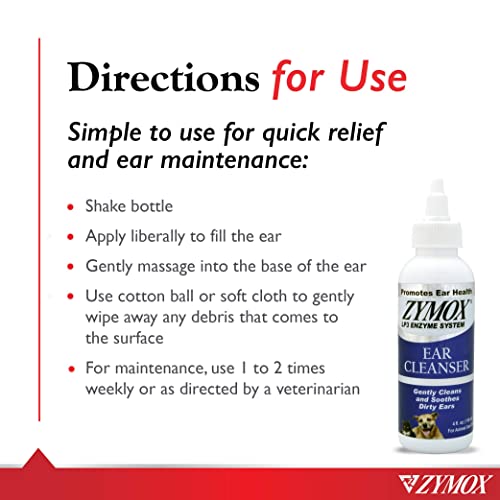 Zymox Ear Cleanser With Bio-Active Enzymes, 4 oz. - Thumbnail 6