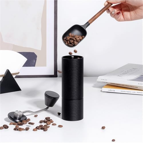 GENODA Chestnut C3 Manual Coffee Grinder S2C Burr Inside Portable Hand Grinder With Double Bearing Positioning