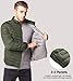 LAPASA Plumífero para Hombre Ultra Ligero (Chaqueta de Pluma) M32 (S (Largo...