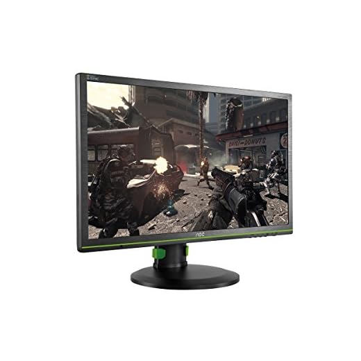AOC G2460PG 61 cm (24 Zoll) Monitor (USB Hub, Displayport, 1ms Reaktionszeit, 144 Hz, 1920x1080, Nvidia G-Sync) schwarz