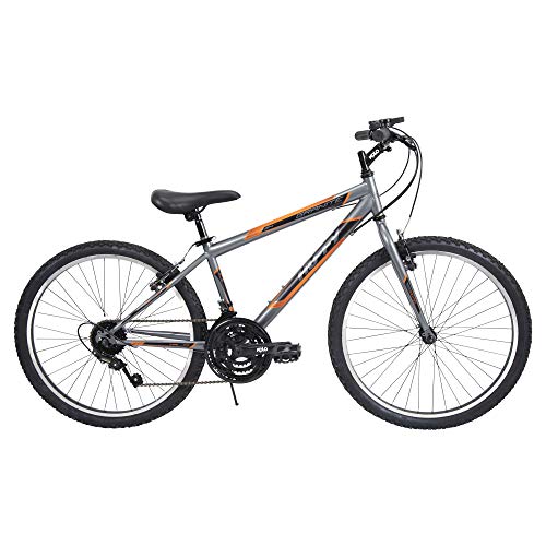Huffy Mountain Bike Boys 24-Inch Kids Bicycle, Gray #TOP2