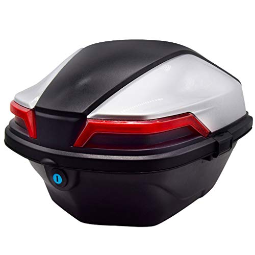Coffre de moto robuste avec haute résistance aux chutes et volume extra large
