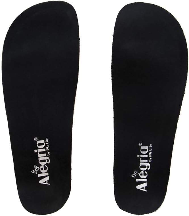 Alegria Women's Classic Replacement Arch Support Footbed Black 8-8.5 M US