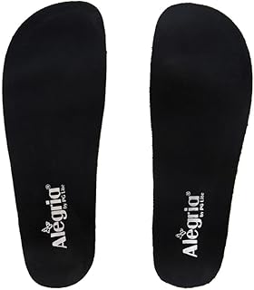 Alegria Women's Classic Replacement Arch Support Footbed Black 8-8.5 Wide Width US