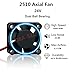 GBA-SZC 2510 Fan DC 24V,25mm x 25mm x 10mm Dual Ball Bearing Low Noise Brushless Cooling Axial Fan for 3D Printers Extruder Hotend.(2PCS)