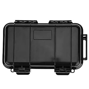 Schokbestendig buitenshuis – 3 types schokbestendige en drukbestendige waterdichte verzegelde overlevingsbox voor buiten (190 x 120 x 52 mm).