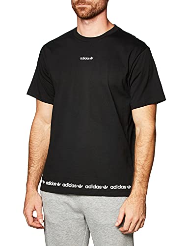 adidas Linear Repeat Tee Black Unisex Adult T-Shirt