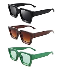 3 Pack (Black/Grey + Green/Green + Brown/Brown Gradient)