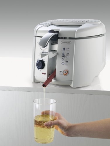 Fritteuse De’Longhi RotoFry F28311.W mit 1 kg Fassungsvermögen