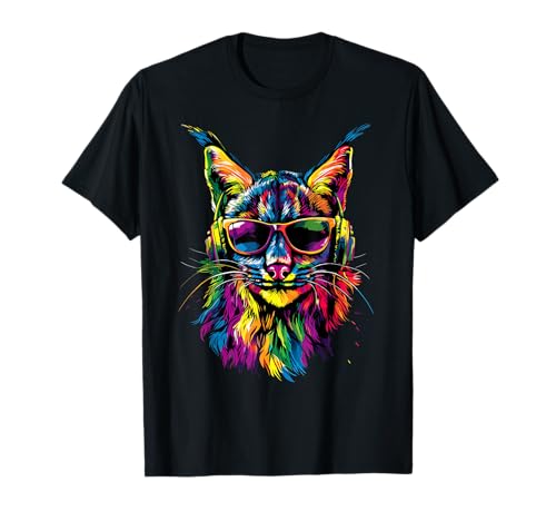 Lynx Rouge Chat Sauvage Chat Prédateur Doux Lynx T-Shirt