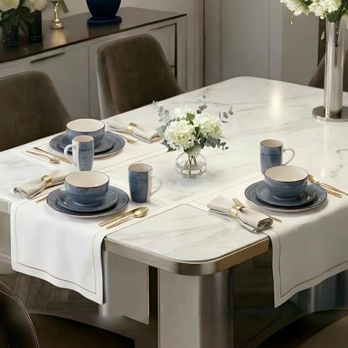 Alivio 16-Piece Porcelain Dinner Set, Lead-Free Blue Glaze Dinnerware Set for 4, Microwave & Dishwasher Safe Plates, Bowls & Mugs (Grey) - Image 6