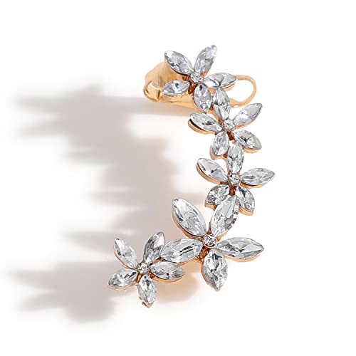 Image of SOHI Designer Cuff Earrings for women & girls, cute earrings for girls, fancy earrings for women stylish, fashion jewellery for women, Light Weight stylish, Cuff Earring, One Ear Cuff, Ear wire
