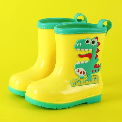 Rain Boot Toddler Boys Rain Boots Girls Rainboots Toddler Rain Boots Kids Rain Boots with Easy-on Handles for Boys3