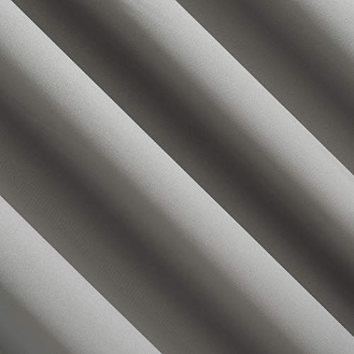 Sun Zero Nordic 2-pack Theater Grade Extreme 100% Blackout Grommet Curtain Panel Pair, 52" x 84", Silver by Sun Zero - Image 4