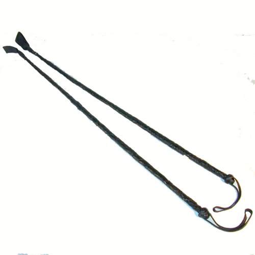 Novel Tees 2 Pieces of The 30 Inch Long Horse Riding Crop Leather Whip
