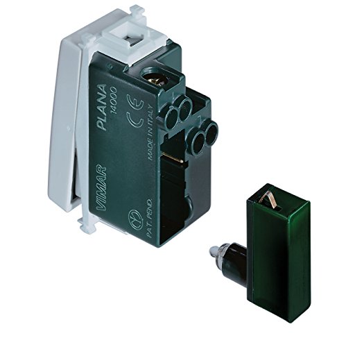 Vimar 0R14000 - Interruptor 1P 10Ax, Color Blanco