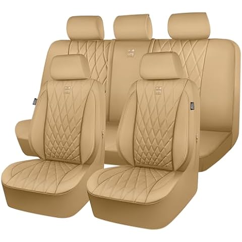 CAR PASS Luxury Leather Seat Covers Cover