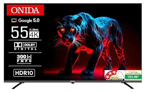 Image of Onida 139 cm (55 inch) Nexg Series 4K Ultra HD Smart LED Google TV 55UZI