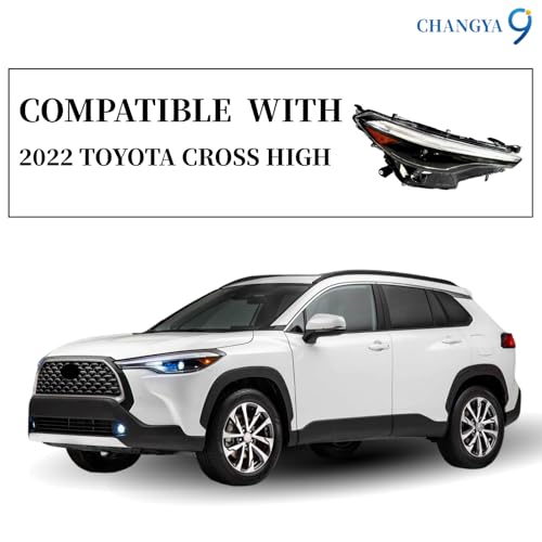 CHANGYA9 Headlight Fit For 2022-25 Top Trim Toyota Corolla Cross XLE (Right Passenger) RH Side Headlight LED OEM 81110-0A230 CY-COS22A03R High by CHANGYA9 - Image 2