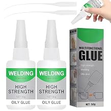 Magic Glue, Universal Super Glue Strong Bonding Magic Glues Multifunctional Magic Glues Oily Glue All Purpose Super Glues for Metal, Plastic, Wood, Ceramics 2 Pcs