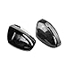 QKLsudua 1 Pair Carbon Fiber Pattern Exterior Rearview Mirror Housings Door Mirror Covering Caps Compatible with A-udi TT MK2 8J R8 2007-2014