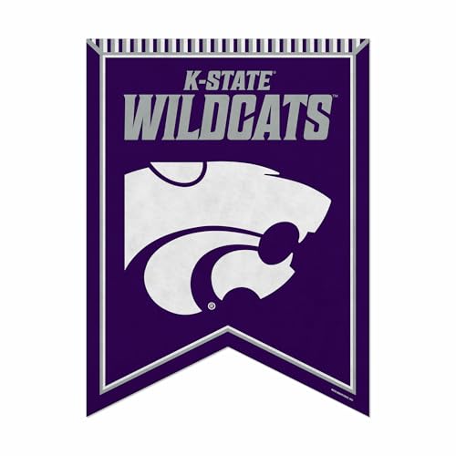 Rico Industries NCAA Kansas State Wildcats - KSU 18" X 24" Rafter Felt Pennant