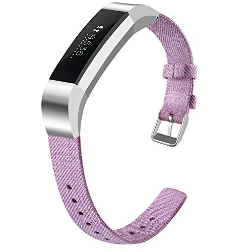 OenFoto Correas Compatible Fitbit Alta/Alta HR, Ajustable Reloj Nylon Correa Accesoria Correa para Fitbit Alta HR/Fitbit Alta, Grande Pequeño
