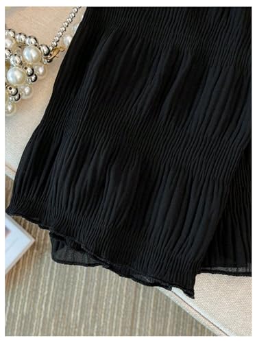 SHENHE Women's Lightweight Kimono Cardigan Bell Sleeve Open Front Loose Textured Cardigan4