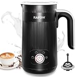 Milk Frother Electric 5 in 1 - Milk Steamer Automatic Milk Frothers 350ml Large Capacity Silent Operation Milk Heater and Warmer Hot & Cold Milk Foamer for Latte Coffee Chocolate