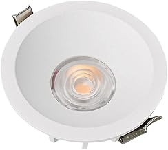 LED Downlights Aluminium Smooth Trim Design Conference Room Low Energy Consumption Recess Lights Hotel Lobby Canister Lights Good Insulation and Easy Installation