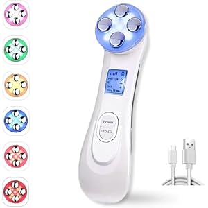 Christmas Gifts Face Lifting Device Facial Massage,Light Therapy Wrinkle Remover Skin Tightening Anti Aging Skin Rejuvenation,Skin Care Facial Cleaner,Beauty Multi Anti-Wrinkle High-Frequency EMS