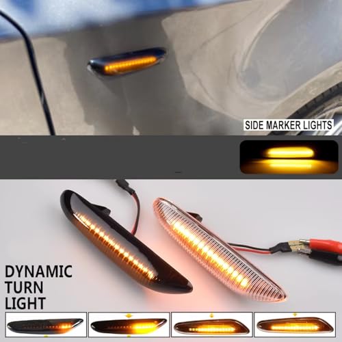 Luz de giro coche lateral para E92 E93 2006-2013 intermitente posición 63137253326 4