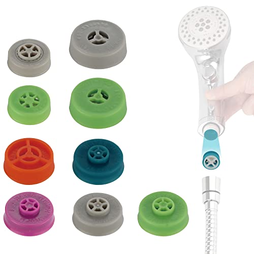 Hibbent Hibbent 9-Piece Water Flow Restrictor Set for Fixed or Handheld Showerhead