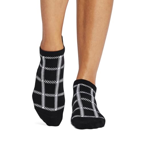 Image of TAVI Savvy Pilates Socks - Grip Socks for Women with Non-Slip Grips, Heel Tab, Arch Support, Wear for Yoga, Barre