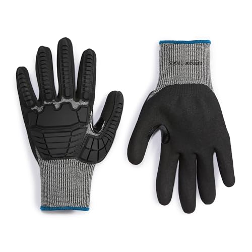 Amazon Basics Impact Protection Work Gloves...