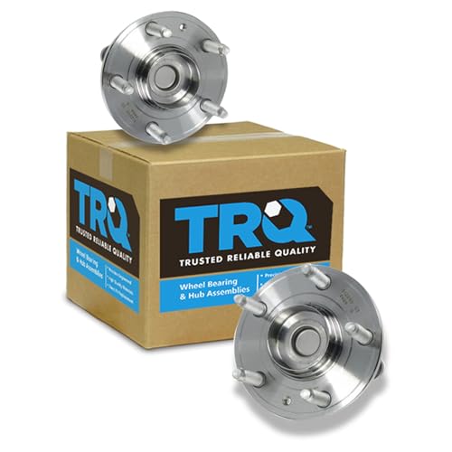 Image of TRQ Rear Wheel Bearing and Hub Assembly Set 2 Piece Compatible with 05-07 Ford Five Hundred FWD 05-07 Freestyle FWD 08-09 Taurus 08-09 Taurus X Mercury Montego Sable