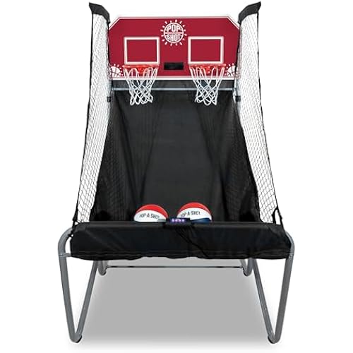 Pop-A-Shot Home Dual Shot | 2-Hoop Indoor Electronic Arcade Basketball