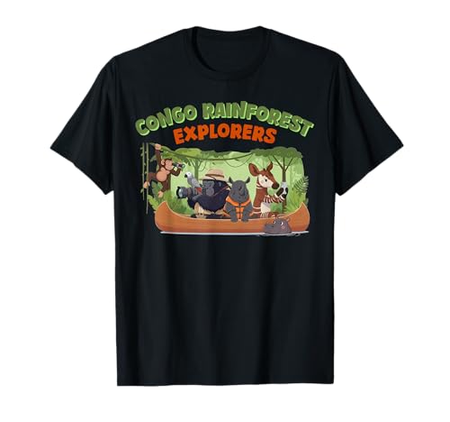 Congo Rainforest Explorers Rainforest Conservation Safari T-Shirt