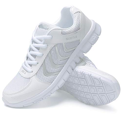 Alicegana Scarpe Tennis Donna Leggere - Rosse, Taglia 35.5, Antiscivolo, Traspiranti, Per Camminata E Corsa