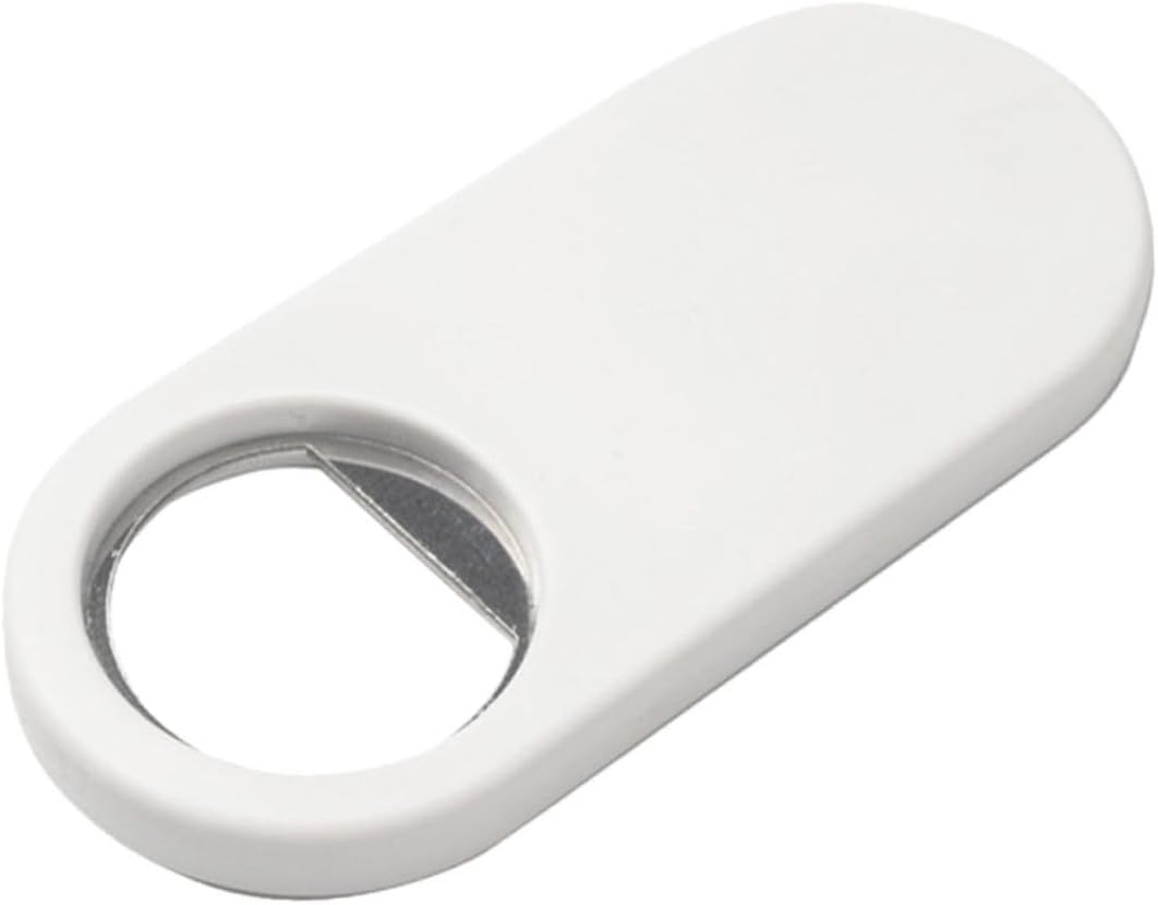 Multi-functional Bottle Opener Refrigerator Magnet White round Bottom Decor