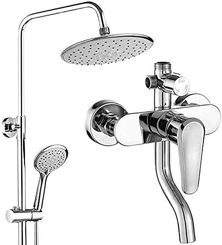 Ensemble de douche chrome LWX avec disques haute pression pour un débit optimal - 4