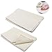 Produktbild Leinen Backen Couche,2 Stücke Leinentuch Backen,Leinen fermentierte Tuch,Proofing Tuch Bäcker Couche,Bäckerleinen für Baguette,für französisches Baguette, Laib-Teig-Gärung(2 Größen)