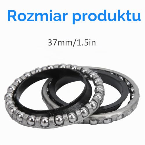 Łożysko Kulkowe Kierownicy, Stalowe łożysko Kulkowe Kierownicy ze Stali 37 Mm / 1,5 Cala z Częścią łożyska Widelca Podkładki