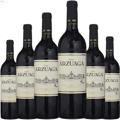 Arzuaga Crianza vino tinto con carácter, elaborado en Ribera del Duero, destaca por su equilibrio, notas frutales y estructura elegante en boca | 6 botellas