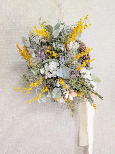 ミモザ ドライフラワー リース」の人気商品一覧 | 安い商品を通販