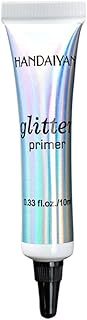 Glitter Primer,Sequined Primer Eye Makeup Cream Makeup Primer Glue Shiny Cosmetic Waterproof Long Lasting Glitter Eye Shadow