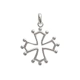 line.bijoux'Pendentif Croix OCCITANE Argent Massif 925°°°poinçonné&Garanti